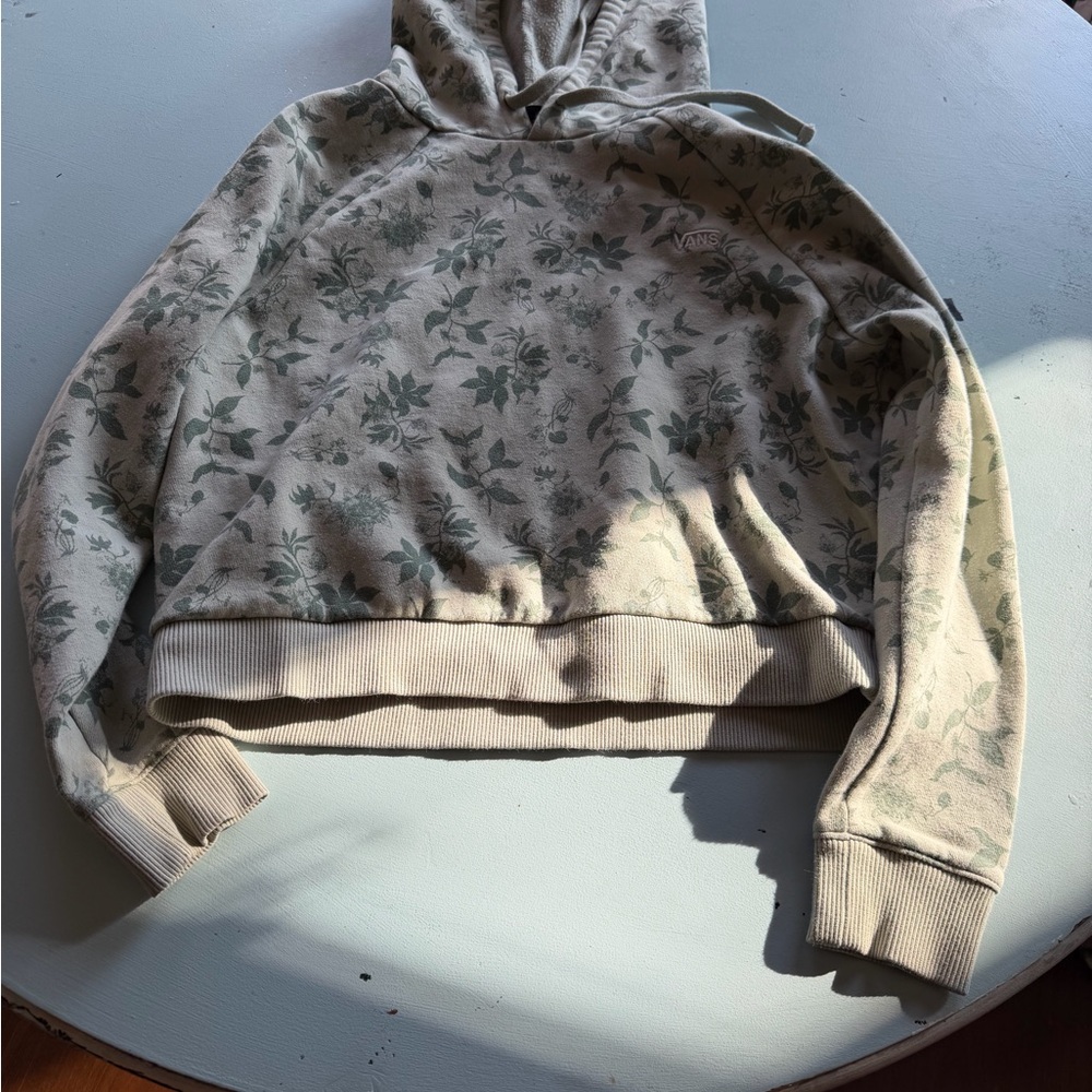 Vans Olive Floral Hoodie